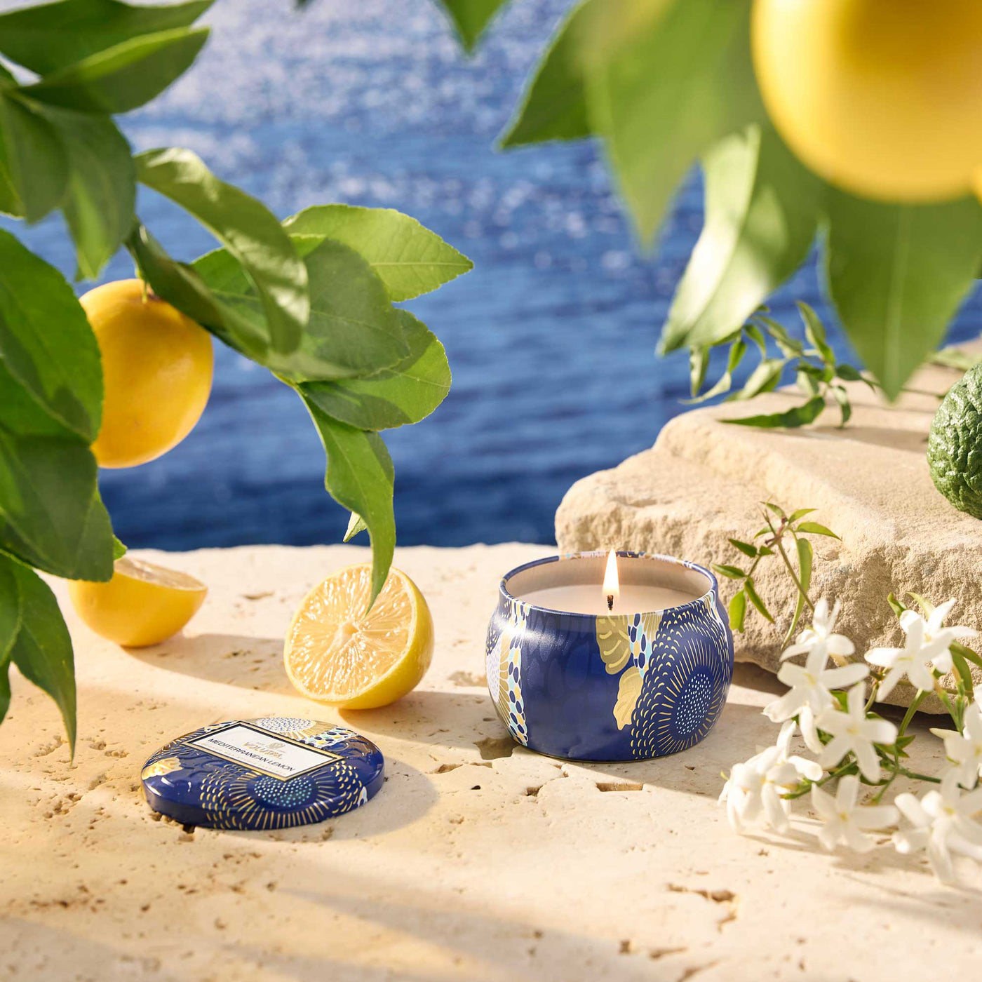 Voluspa Duftkerze Mediterranean Lemon | Mini-Tin