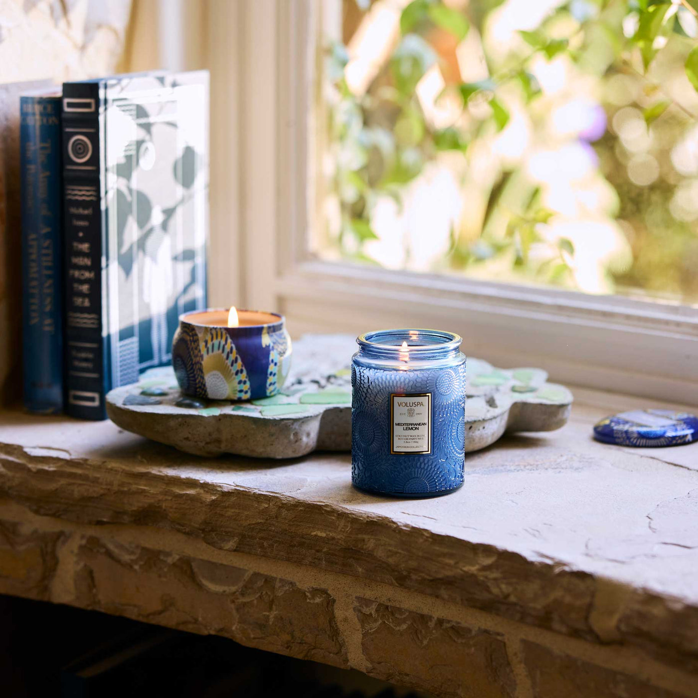 Voluspa Duftkerze Mediterranean Lemon | Mini-Tin