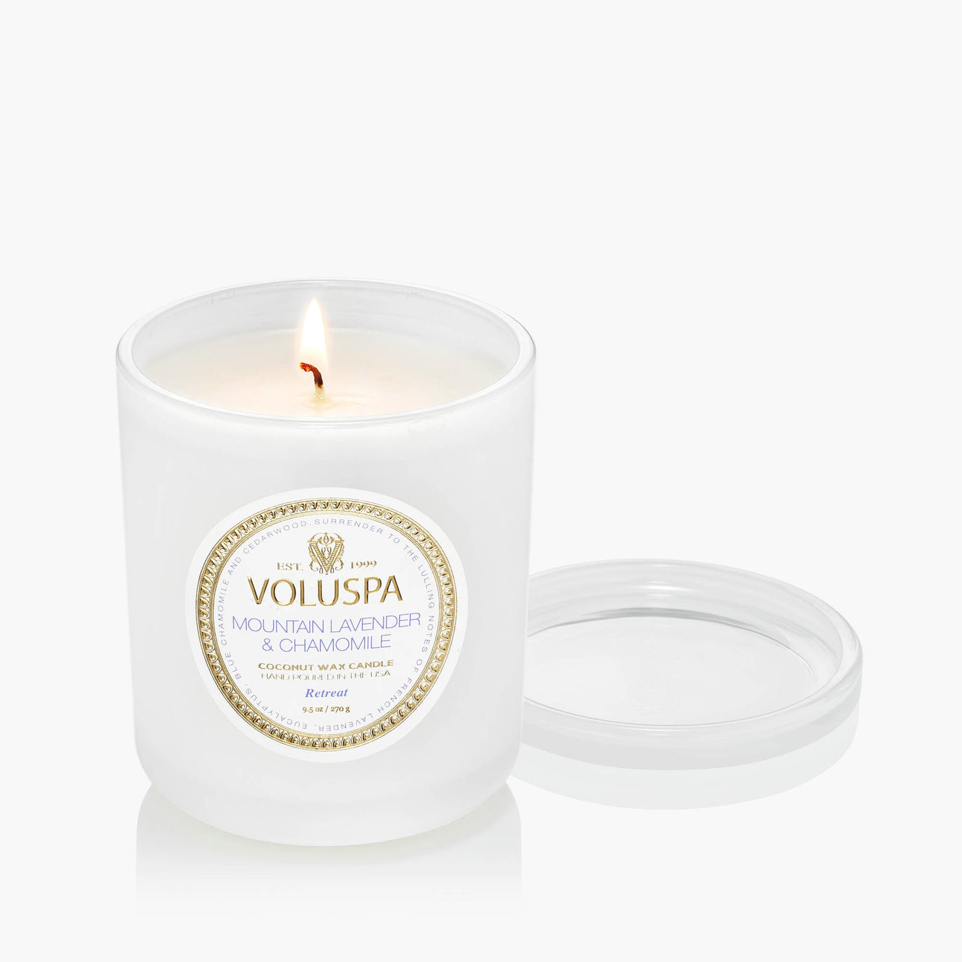Voluspa Duftkerze Mountain Lavender & Chamomile | Classic Candle