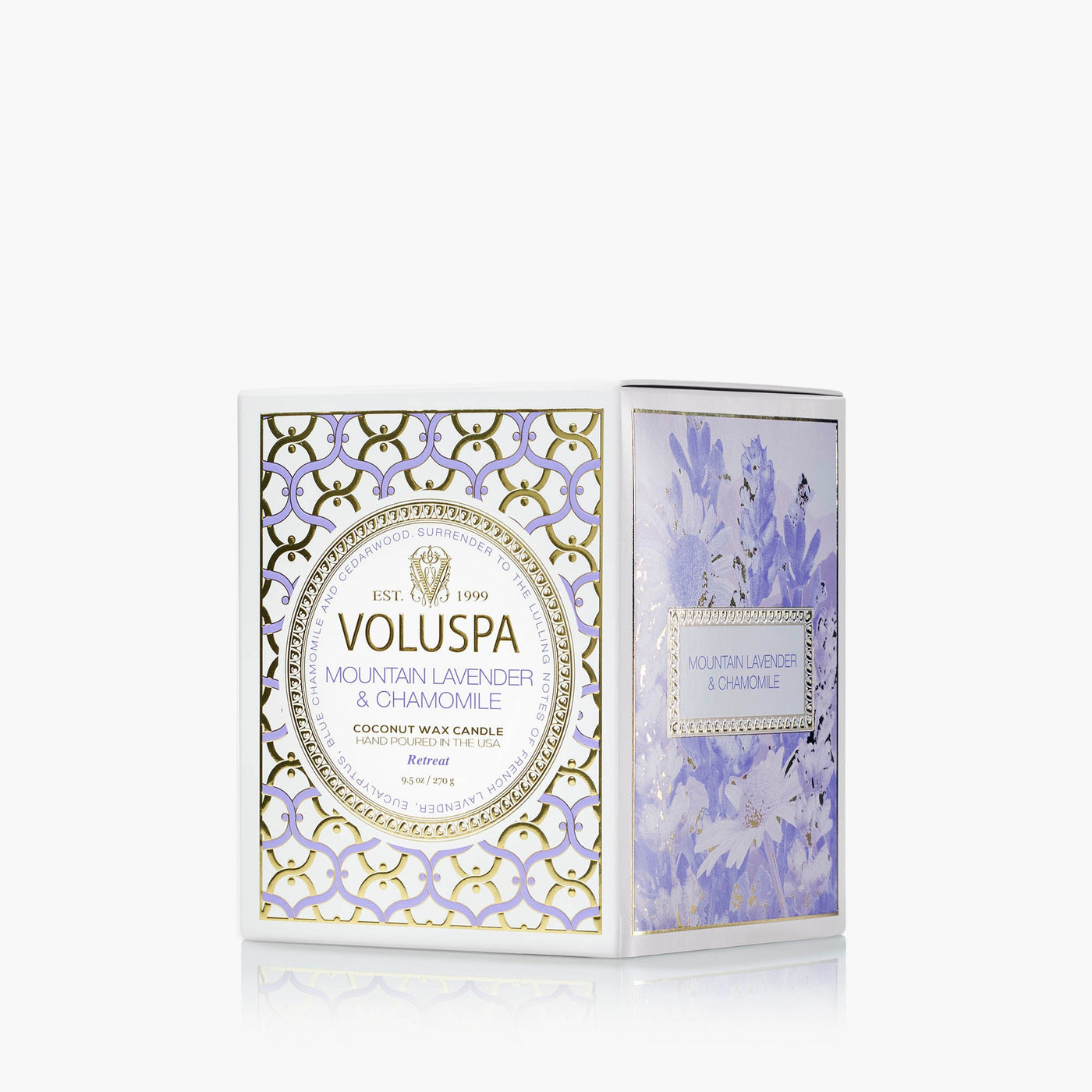 Voluspa Duftkerze Mountain Lavender & Chamomile | Classic Candle