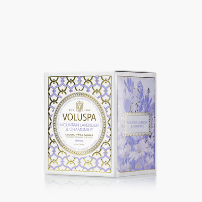 Voluspa Duftkerze Mountain Lavender & Chamomile | Classic Candle