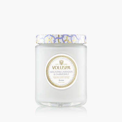 Voluspa Duftkerze Mountain Lavender & Chamomile | Large Jar