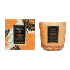 Voluspa Mini Scented Candle Spiced Pumpkin Latte in Gift Box | Holiday Collection