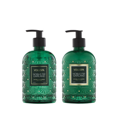 Voluspa Handpflege Geschenkset Noble Fir Garland | Handseife & Lotion