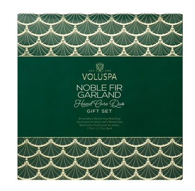 Voluspa Handpflege Geschenkset Noble Fir Garland | Handseife & Lotion