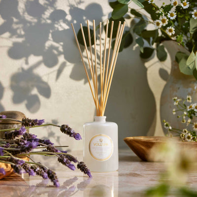 Voluspa Raumduft Mountain Lavender & Chamomile | Diffuser mit Duftstäbchen