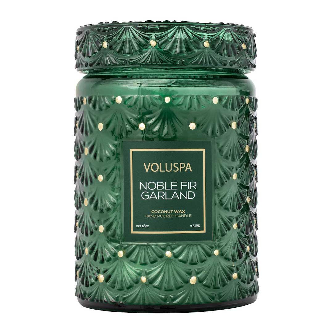 Voluspa Voluspa Duftkerze Noble Fir Garland Limited Holiday Edition | Large Jar Codeso Living