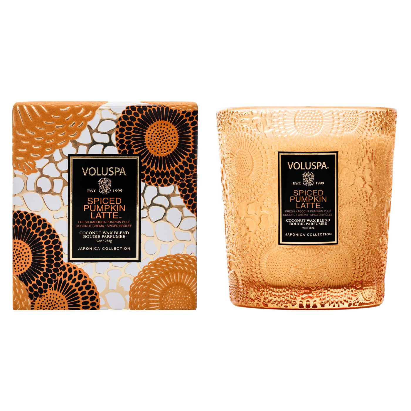 Voluspa Voluspa DUFTKERZE SPICED PUMPKIN LATTE | JAPONICA LIMITED HOLIDAY EDITION | Classic Candle Codeso Living