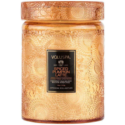 Voluspa - Duftkerze Spice Pumpkin Latte | Japonica Limited Holiday Edition | Large Jar - Codeso Living