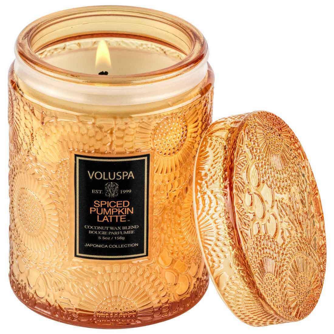 Voluspa - Duftkerze Spiced Pumpkin Latte | Japonica Limited Holiday Edition | Small Jar - Codeso Living