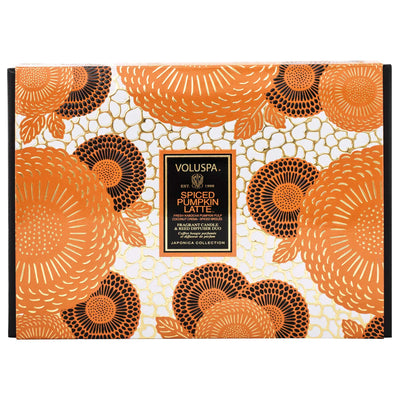 Voluspa Voluspa Geschenkset Spiced Pumpkin Latte | Japonica Limited Holiday Edition | Demi Candle & Diffuser Codeso Living