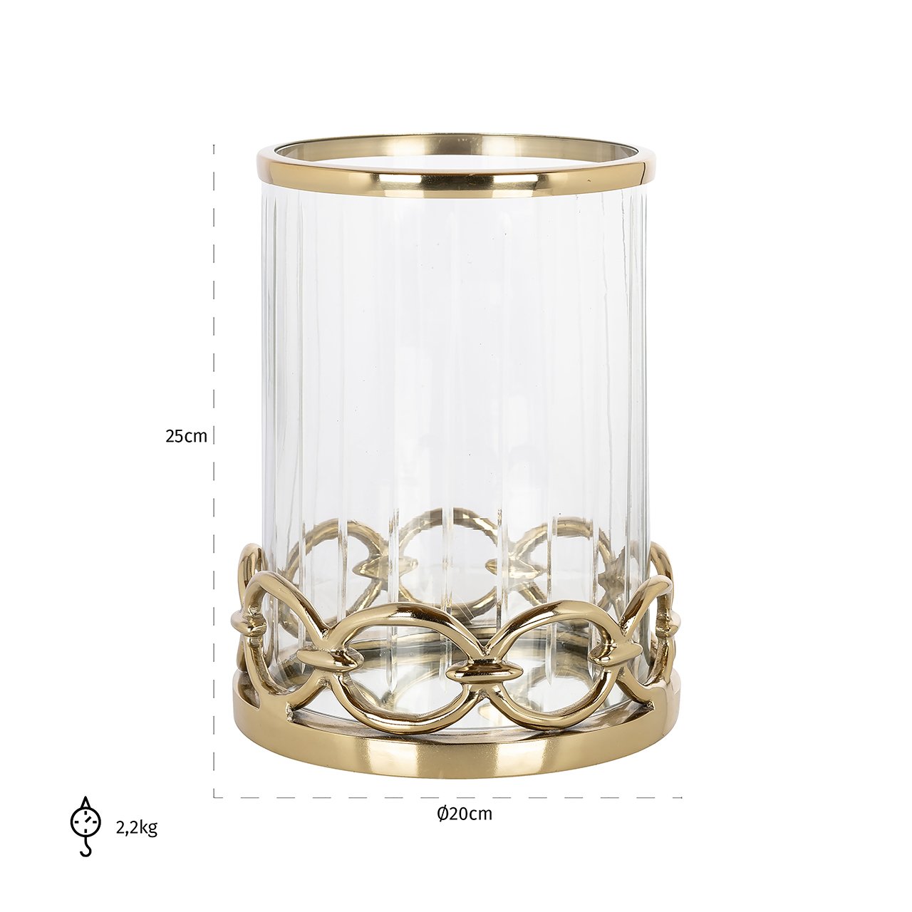 Richmond Interiors Windlicht Jayce