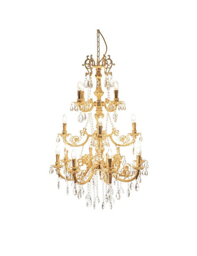 Abhika 16-flammiger Kronleuchter Chandelier Royal | H 120 cm