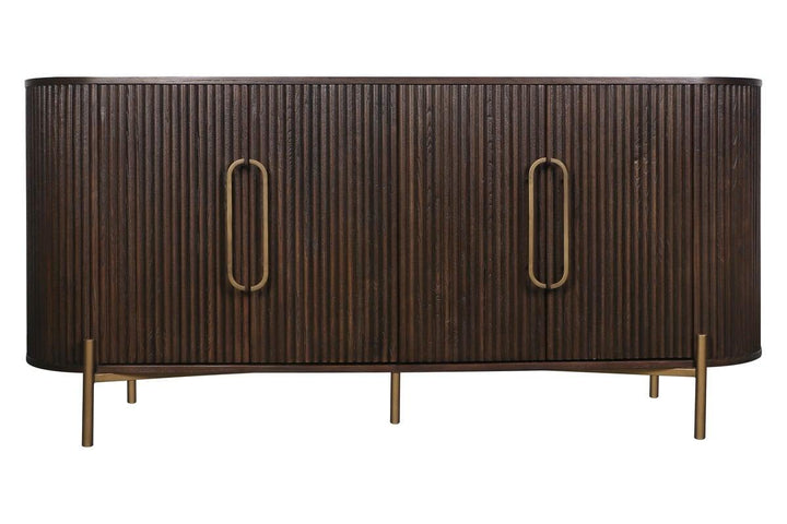 Richmond Interiors 4-türiges Sideboard Luxor | Braun