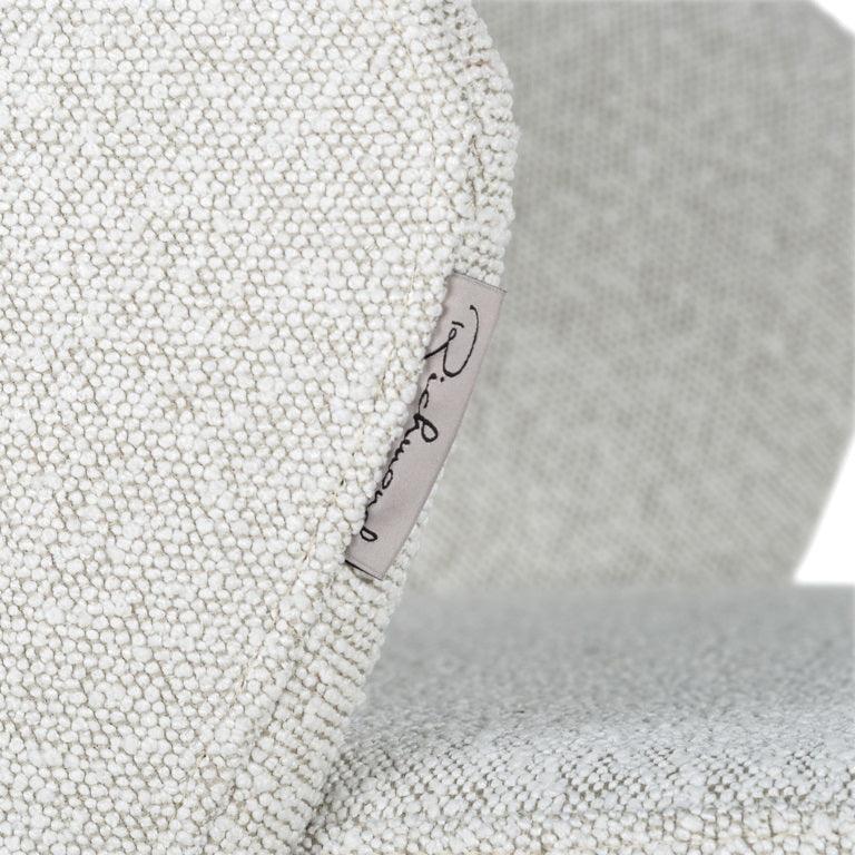 Richmond Interiors Bouclé-Stuhl Savoy | Weiß
