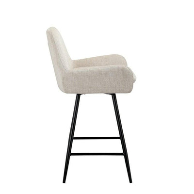 Richmond Interiors Chenille Barhocker Linsey | Beige