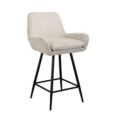 Richmond Interiors Chenille Barhocker Linsey | Beige