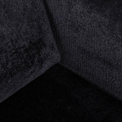 Richmond Interiors Chenille-Drehsessel Turner | schwarz