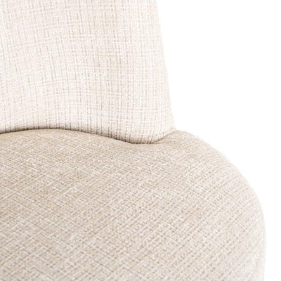 Richmond Interiors Chenille-Esszimmerstuhl Stella | Beige