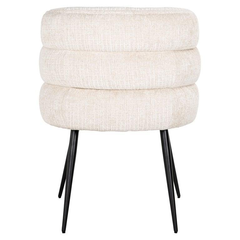 Richmond Interiors Chenille-Esszimmerstuhl Stella | Beige