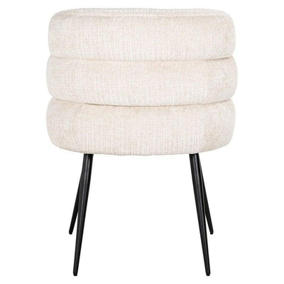 Richmond Interiors Chenille-Esszimmerstuhl Stella | Beige