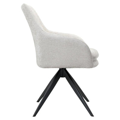 Richmond Interiors Dreh-Esszimmerstuhl Lisonne | cream