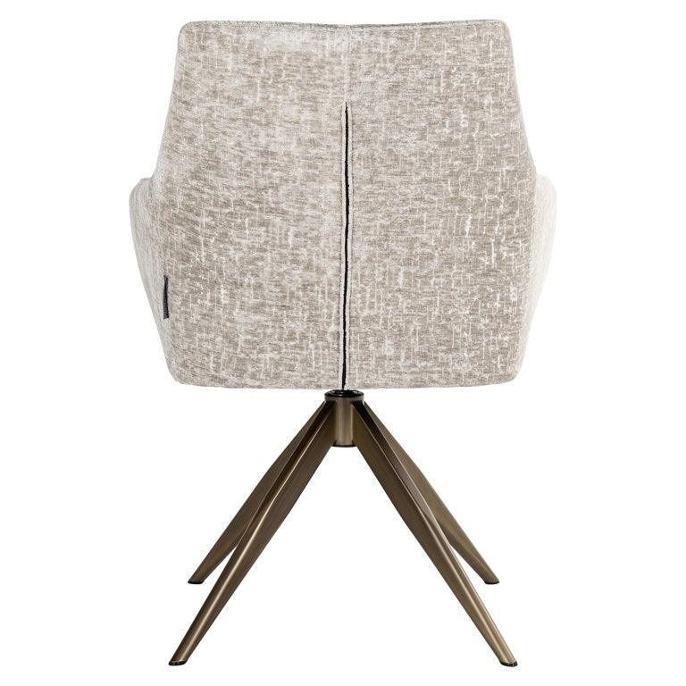 Richmond Interiors Dreh-Esszimmerstuhl Lisonne | pearl