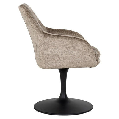 Richmond Interiors Drehstuhl Marlon | Bergen 104 taupe
