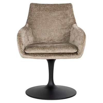 Richmond Interiors Drehstuhl Marlon | Bergen 104 taupe