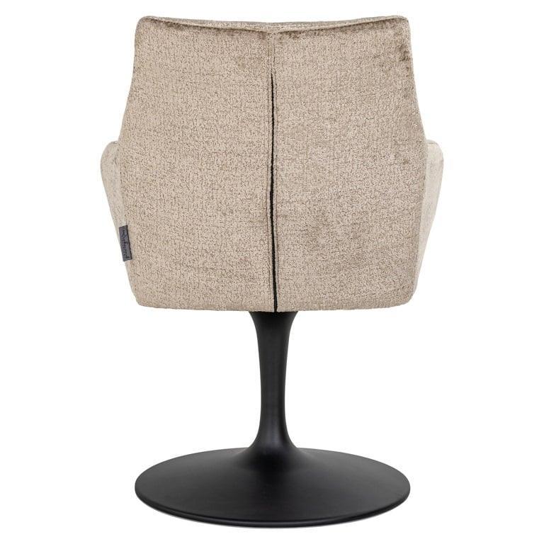 Richmond Interiors Drehstuhl Marlon | Bergen 104 taupe