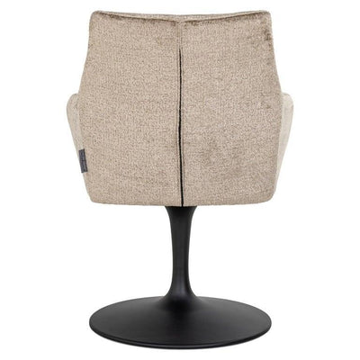 Richmond Interiors Drehstuhl Marlon | Bergen 104 taupe