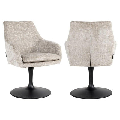 Richmond Interiors Drehstuhl Marlon | Island pearl 106