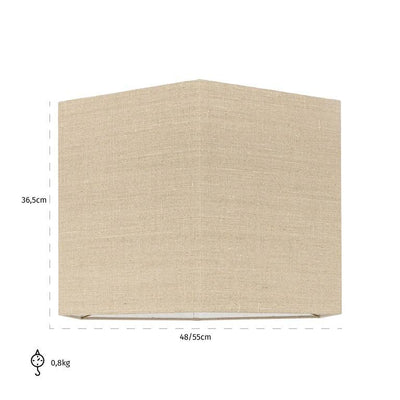 Richmond Interiors Lampenschirm Sally aus Leinen | 48x55 cm