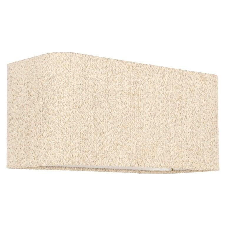 Richmond Interiors Rechteckiger Lampenschirm Miley aus Bouclé | 55x25 cm