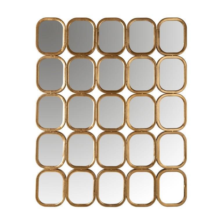 Richmond Interiors Rechteckiger Spiegel Marila | Gold