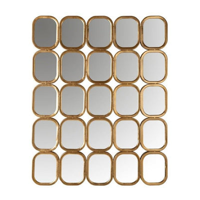 Richmond Interiors Rechteckiger Spiegel Marila | Gold