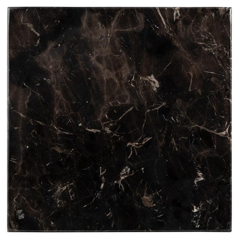 Richmond Interiors Richmond Interiors Bistrotisch Carlten mit schwarzem Marmor | 65x65 cm Codeso Living