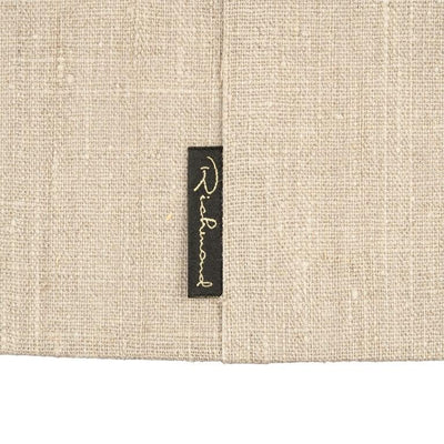 Richmond Interiors Runder Lampenschirm Sally aus Leinen | ø 40 cm