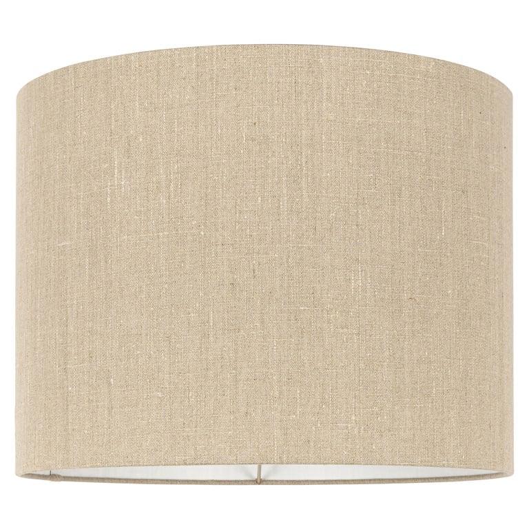 Richmond Interiors Runder Lampenschirm Sally aus Leinen | ø 40 cm