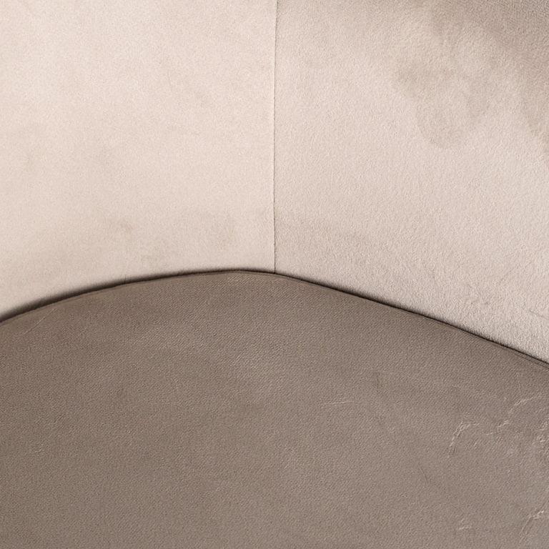 Richmond Interiors Samt-Armlehnstuhl Fay | Khaki