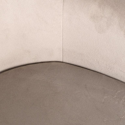 Richmond Interiors Samt-Armlehnstuhl Fay | Khaki