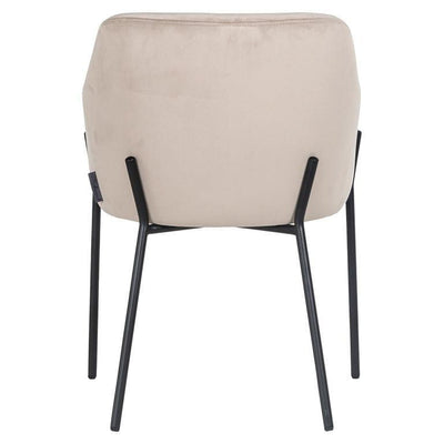 Richmond Interiors Samt-Armlehnstuhl Fay | Khaki