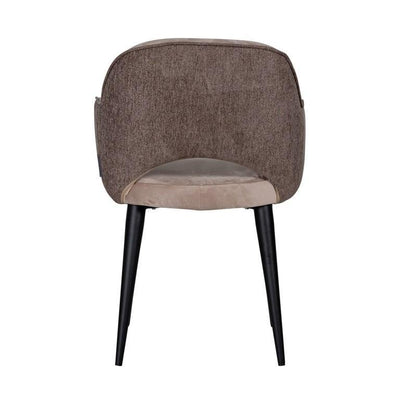 Richmond Interiors Samt-Armlehnstuhl Giovanna | Khaki & Stone