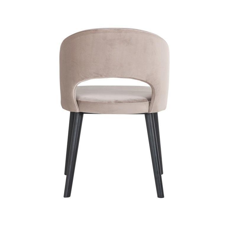 Richmond Interiors Samtstuhl Savoy | Khaki
