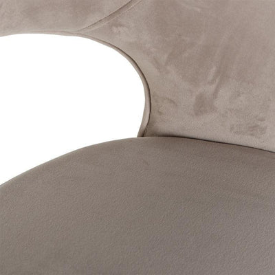 Richmond Interiors Samtstuhl Savoy | Khaki