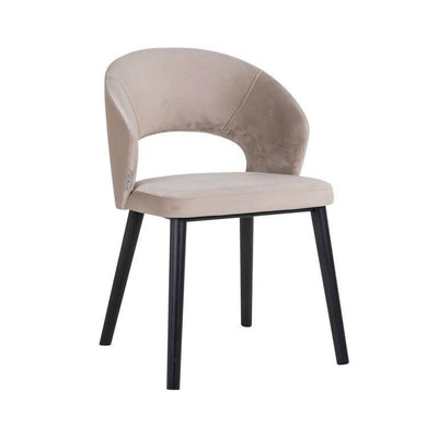 Richmond Interiors Samtstuhl Savoy | Khaki