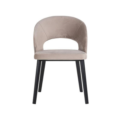 Richmond Interiors Samtstuhl Savoy | Khaki