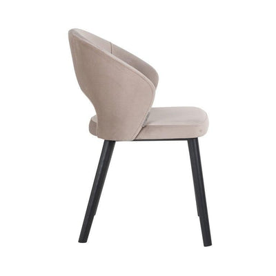Richmond Interiors Samtstuhl Savoy | Khaki