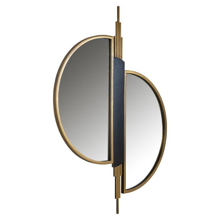Richmond Interiors Spiegel Adelyn | Gebürstetes Gold