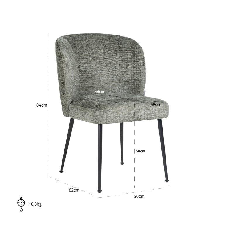Richmond Interiors Stuhl Fallon | Grün